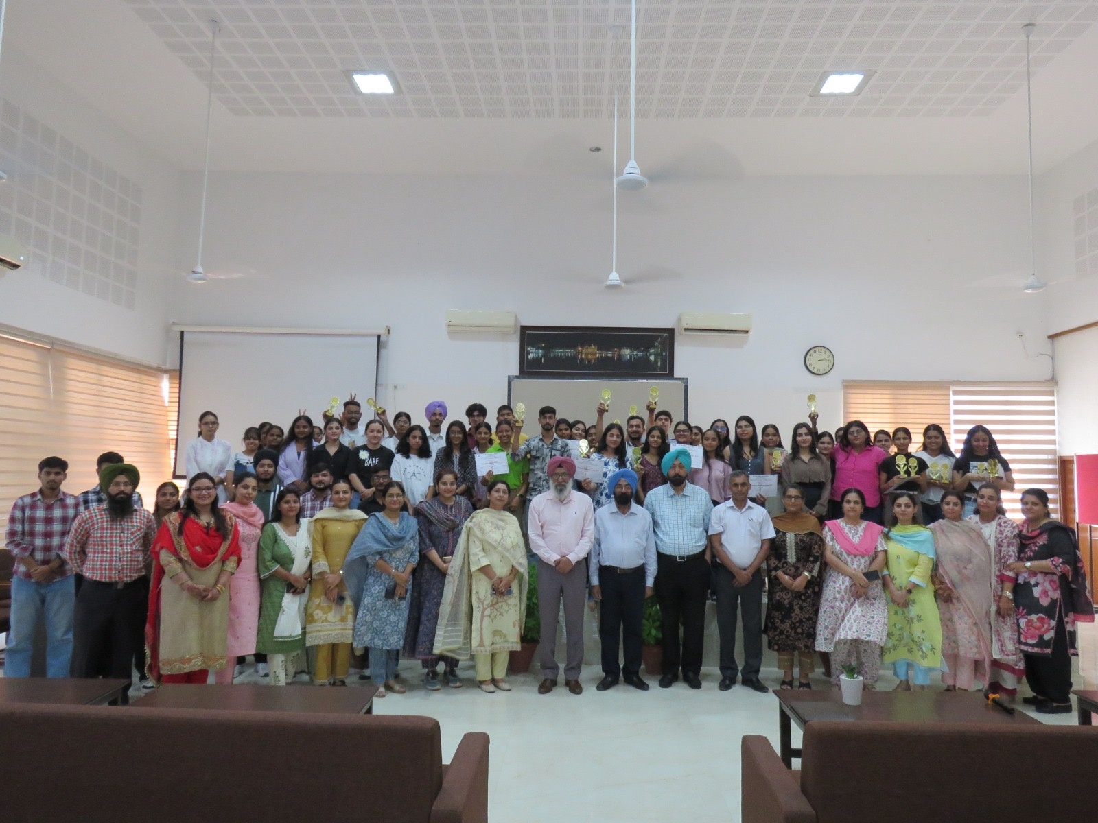 Celebration of International Microorganism Day & Buttermilk Campaign (Oct 11, 2025) — jointly with the PG Department of Zoology and the Microbiologists Society of India.